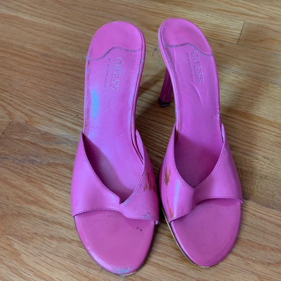 Vintage Guess Pink Heels - Picture 2 of 3